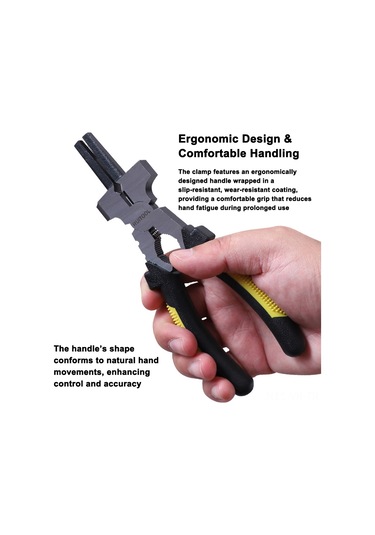 Vkemall 7 İnç Çok Fonksiyonlu Kaynak Pensi, Kesme Ve Çekiç Özellikli Ergonomik Tasarım