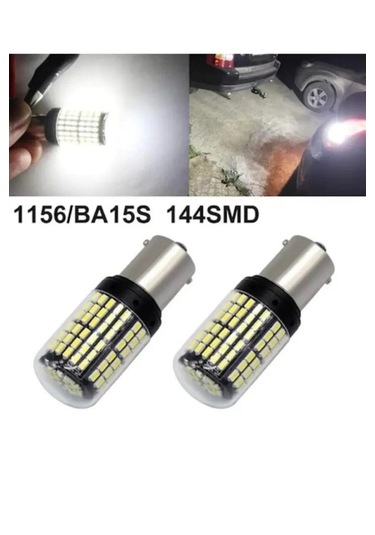Yenilzd 93 Tek Duy Led P21w Ba15s 144 Ledli Beyaz 2 Adet