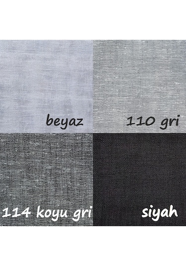 Katlamalı Keten Tül Stor Perde (444106741)