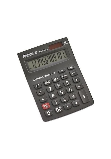 Karce-X KC-MZ-12Z Masaüstü 12 Hane Hesap Makinesi
