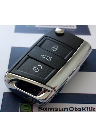 Volkswagen Golf 7 Sustalı Kumanda Kabı Anahtar Kabı Hu66 Uçlu
