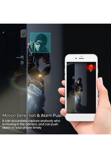 Maiyame 1080p Hd Mini Wifi Kamera - Ev/ofis İçin Uzak Erişim Canlı İzleme, Kablosuz Kurulum, Android/ios Uyumlu, 128gb Tf Kart Desteği