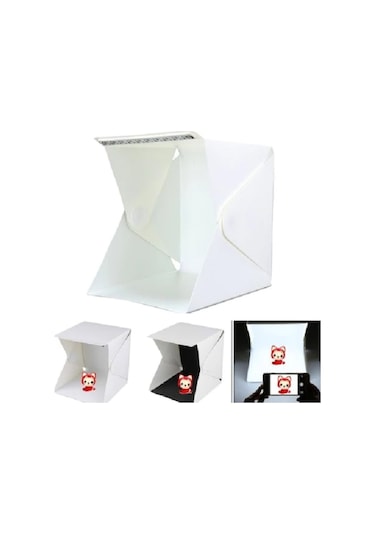 DP 40 x 40 CM Katlanabilir Ledli Ürün Çekim Çadırı