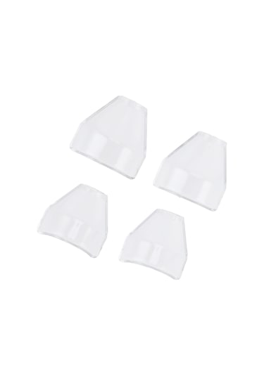 Symbee 4'lü Abs Şeffaf Toz Koruyucu, 18mm Döner Alet Koruması - Kesme, Taşlama, Zımparalama İçin Güvenli Korumalı Ekipman