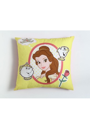 Taç Lisanslı Kırlent Princess Belle 40x40