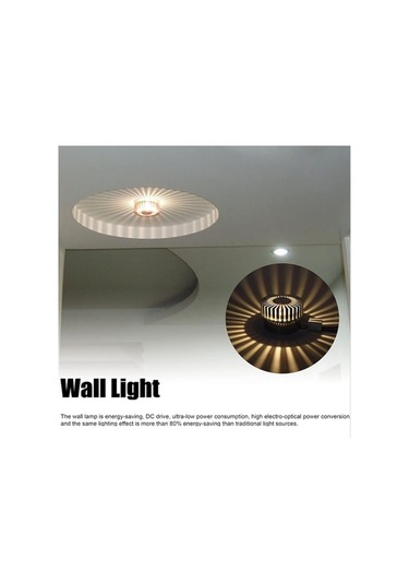 Novahub Alüminyum Koridor Işığı Ayçiçeği Lamba, Görünmez Kurulum 1w Sarı Çok Renkli