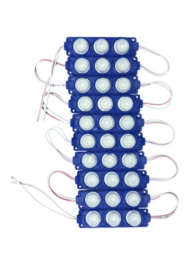 Parmak Lamba Camlı Mavi 24v 10'lu Br 040 99 32