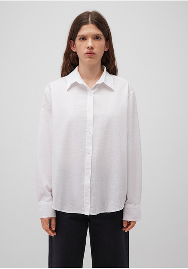 Mavi - Beyaz Gömlek 1210873-620 Beyaz