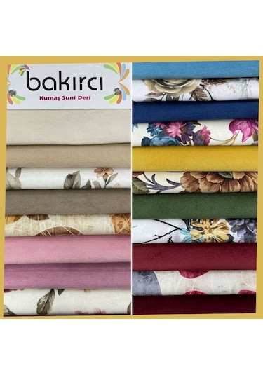 Döşemelik Kumaş Soho (15 Düz Renk - 12 Desenli Seçeneği)