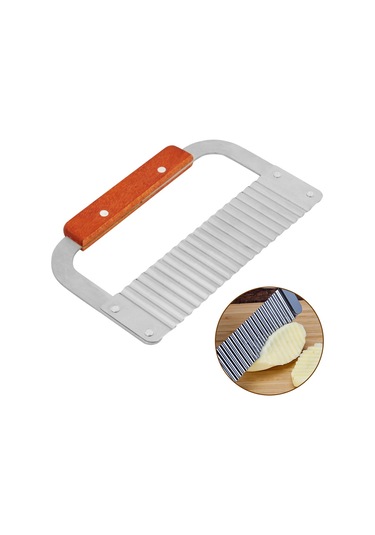 Kangvka Ahşap Saplı Pervane Kesici: Sabun, Sebze, Mum İçin Paslanmaz Çelik Bıçaklı Dayanıklı Kesim Aleti Diğer