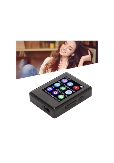 Xindoker Bluetooth 5.0 Mp3 Çalar - 1.77 İnç Spı Ekran, Hifi Ses, Fm Radyo, Kayıt, E-kitap, 8gb Tf Kartlı Taşınabilir Müzik Oynatıcı