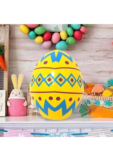 Pazly Yumurtası Suntek Şişme Sarı Paskalya Ev Dekoru Dekorasyon Vs