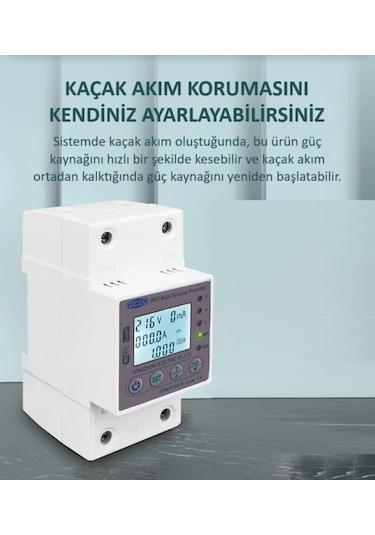 Tomzn Kaçak Akım Koruma ve Yüksek Voltaj Ve Akım Koruyucu Röle 63A Devrimsel Yenilik