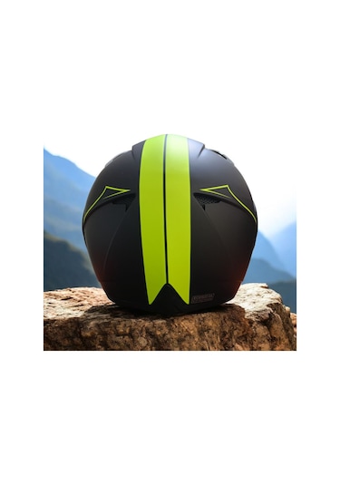 Ncr-158 Çene Açılır Gözlüklü E-ce Belgeli Kask Sarı
