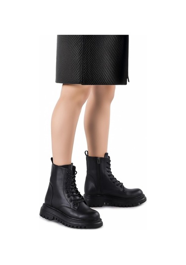 Feles Kalın Ve Yüksek Taban Günlük Bot Kadın Postal Bot 001
