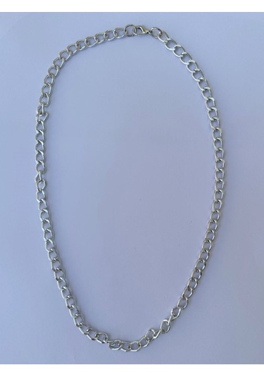 Gümüş Rengi Hip Hop Zincir Kolye Unisex Zincir Kolye Pytkzckly26 Gümüş