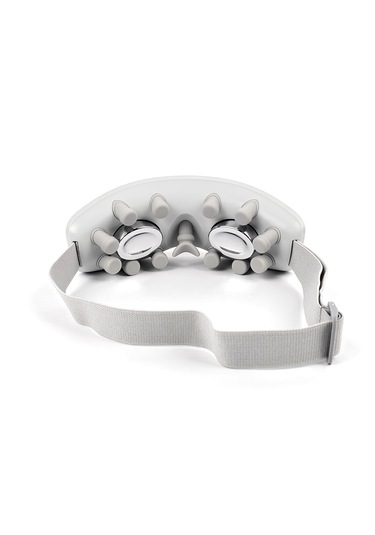 Göz Masaj Aleti Kali Taşınabilir, Isıtmalı, Soğutmalı, Bluetooth , Akapunktur Masaj Aleti Beyaz - Altın