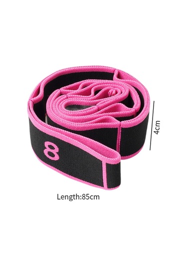 Suntek Jimnastik Yetişkinler Tekvando Siyahı Için Streç Siyah Direnç Bandı Siyah