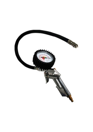Basınç Göstergeli Lastik Şişirme   Tabancası Hava Saatli 0-12 Bar