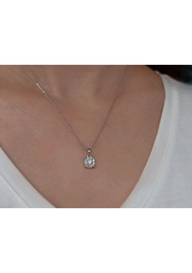 Sirius Toplam 0,40 Karat Pırlanta Büyük Koronet Kolye 0804P0170