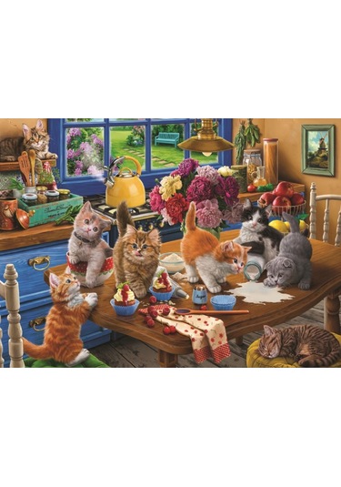 Anatolian 1000 Parçalık Puzzle - Mutfak Kedileri 1114