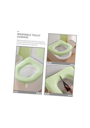 Ulzyvf 4 Adet Yeniden Kullanılabilir Eva Tuvalet Kılıfı - Yumuşak, Isıtıcı, Taşınabilir Ve Konforlu Diğer