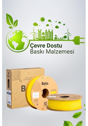 Beta Pla+ Filament Cyber Yellow