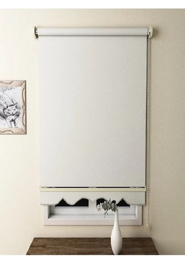 Krem Stor Perde Ms1202 Krem