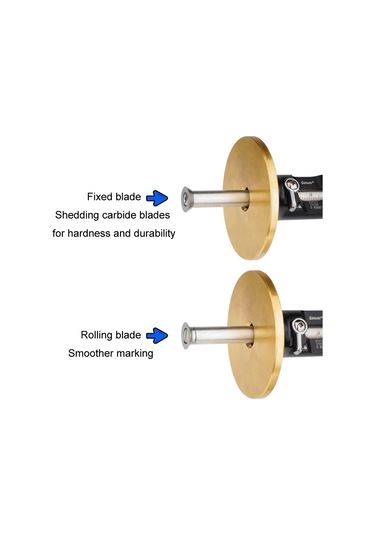 Ganwei 0.2mm Hassas Avrupa Scriber İşaretleme Ölçer Paralel Çizgi Çizim Ağaç İşleme Aleti Sabit Bıçak