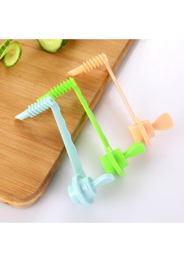 3 Adet Patates Havuç Konk Pembe Sebze Doğrayıcı Diğer