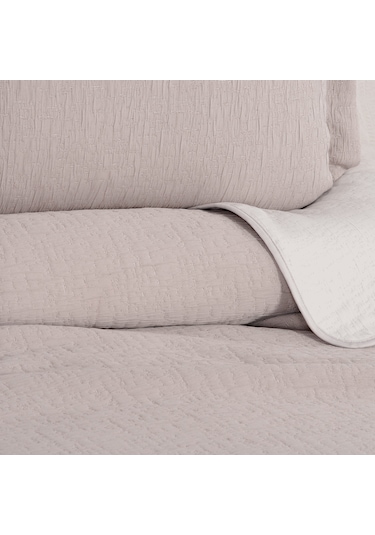 Schafer Home Basic Çift Kişilik Yatak Örtüsü Seti-bej