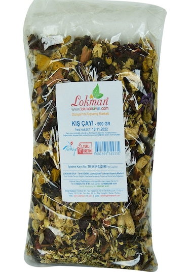 Lokman Bitkisel Karışık Osmanlı Çayı Kış Çayı 500 G