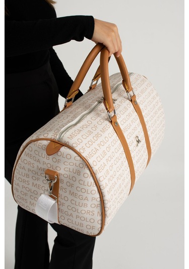 Mega Polo Unısex Hostes Valiz Seyahat Tatil Spor Hastane El Ve Omuz Çantası Kabin Valiz Çanta Kemik