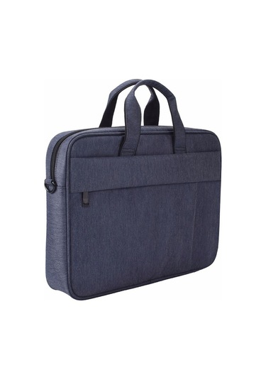 Dj03 Su Geçirmez Anti-çizik Anti-hırsızlık 13.3 İnç Dizüstü Bilgisayarlar İçin Tek Omuz Çanta, Bavul Kemeri İle Lacivert Siya