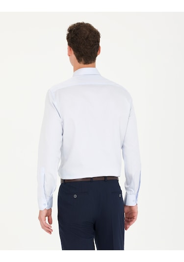 Pierre Cardin Erkek Açık Mavi Gömlek Basic 50277147-vr003