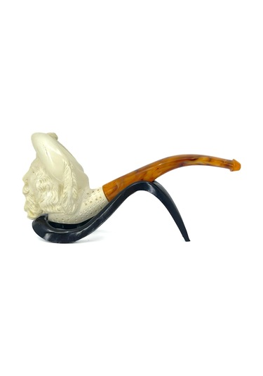 Lületaşı Pipo Doğal Lületaşı El Yapımı Özel Kutulu - Soylu Gravür İşleme