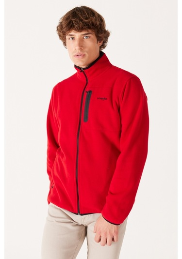Wrangler Regular Fit Normal Kesim Polar W212981600 Kırmızı