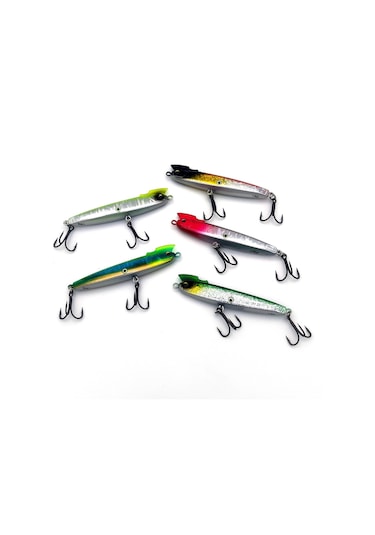 Valkyrie 5 Adet Kutulu 18gr Tatlı Tuzlu Su Uyumlu Kancalı Biyonik Olta Yem Seti