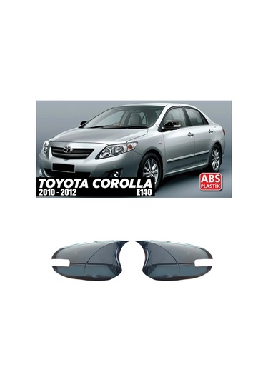 Toyota Corolla E140 Fl Sinyalli Batman Yarasa Ayna Kapağı Piona Black Abs 2010 - 2012