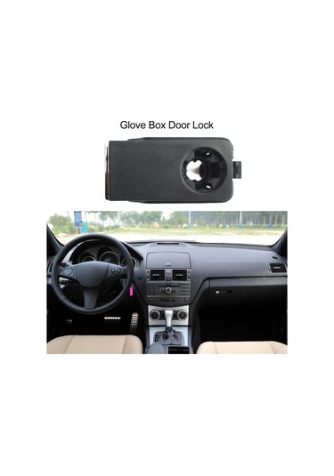 Xiyyadms Mercedes W204 W212 Torba Dolabı Kilit Kapağı - Abs Malzeme, Siyah Renk