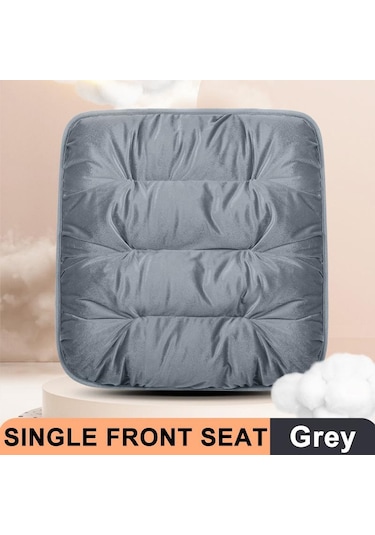 Gri Seametal Araba Koltuk Minderi Peluş Sürücü Koltuk Minderi Kaymaz Araçlar Ofis Koltuğu Ev Araba Pedi Koltuk Kılıfı
