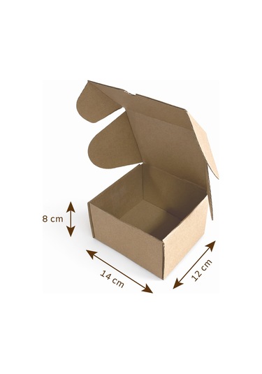 14x12x8 Cm E Dalga E-ticaret Karton Kutu , Kargo Kutusu 5 Adet 5
