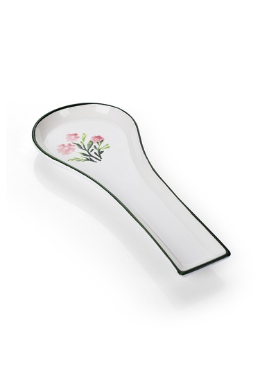 Piatti Naturali Seramik Bahar Kirli Kaşıklık Tezgah Üstü Kepçe Kaşık Altlığı