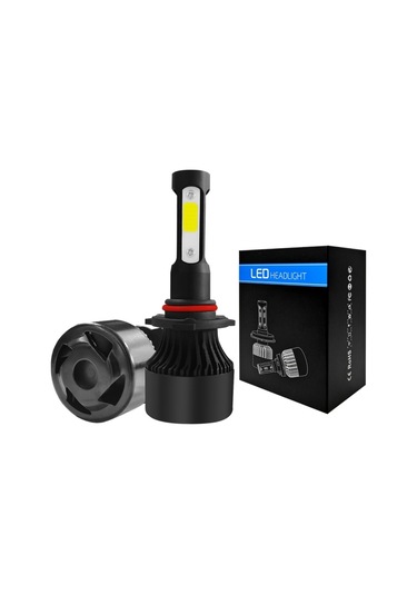 Sones 2 Adet S2 9005 / Hb3 / H10 Dc9-36v / 25w / 6000k / 2500lm Ip68 Araba Led Far Lambaları Soğuk Beyaz