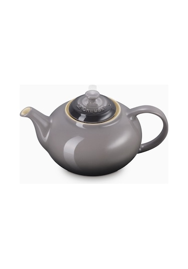 Le Creuset Paslanmaz Çelik Süzgeçli Seramik Çaydanlık, 1.3l Gri