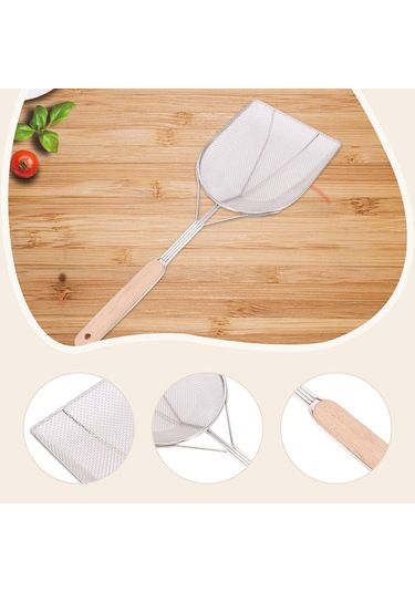 Homyl Paslanmaz Çelik İnce Gözlü Süzgeç Erişte Suyu İçin Gösterildiği Gibi