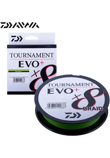 Daiwa Tournament Evo+ X8 135 Mt. 0.10mm 6.7kg. Açık Yeşil İp Misina