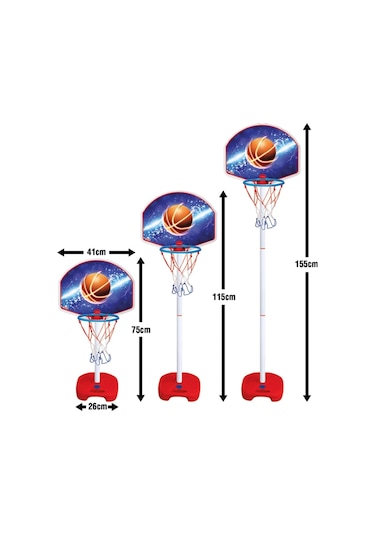 Büyük Ayaklı Basketbol Seti - Spor Oyuncakları - Basketbol Oyuncakları - Basket Seti