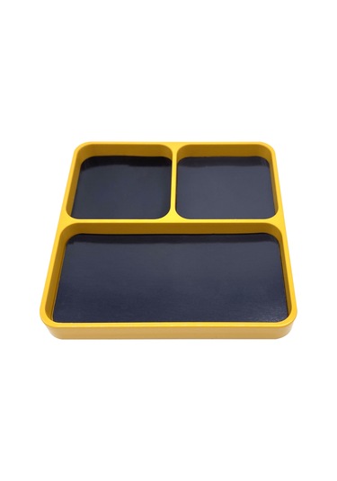 Monyee Alüminyum Allyum Magneetik Alet Depolama Tepsisi, Üç Magneetik Yastık, Cıvatalar Ve Parçalar Kaybını Önler, Sarı