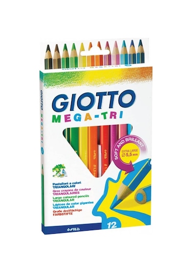 Giotto Mega Trı 12 Renk Kuru Boya